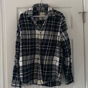 Black and white flannel